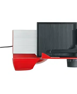 Elektrické kuchynské krájače GRAEF SKS 10023 elektrický krájač s 2 kotúčmi, červená