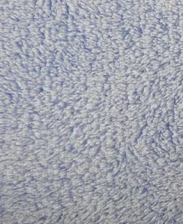 Koberce a koberčeky TEMPO-KONDELA GLOVIS TYP 4, svietiaci koberec, modrá/vzor, 80x150cm