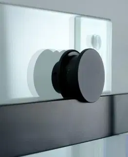 Sprchovacie kúty HOPA - Sprchové dvere Belvere BLACK - Farba rámu zásteny - Hliník čierny, Rozmer A - 120, Smer zatváranie - Univerzálny Ľavé / Pravé, Výplň - Číre bezpečnostné sklo - 8 mm BCBELV12BC
