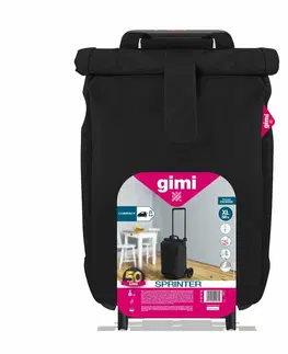 Nákupné tašky a košíky Gimi Sprinter nákupný vozík, čierna