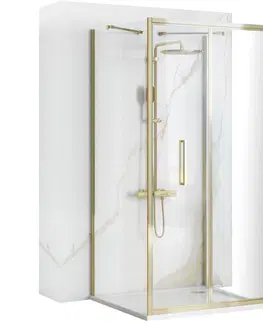 Sprchové dvere REA/S - Sprchový Rapid Fold Gold Dvere: 90 x Sprchová zástena: 90 KPL-09404