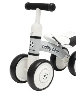 Detské vozítka a príslušenstvo Baby Mix Detské odrážadlo Bike, čierno-biela