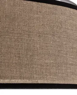 Stropné svietidlá BRITOP Stropné svietidlo Tubo, textil, béžová, Ø 48 cm