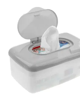 Kúpanie a hygiena Akuku Box na vlhčené servítky, sivá
