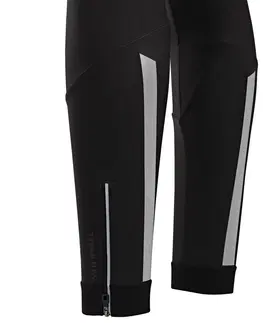 nohavice Cyklistické legíny bez trakov RC500 čierne