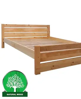Drevené postele Posteľ Oliwia 160 dreva jelša nature