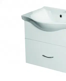 Kúpeľňa HOPA - Skrinka s keramickým umývadlom vekami 55/65/80 - Nábytok Viky - 79,5 × 46 × 17,5 cm OLNVIKI380 + OLKE70802