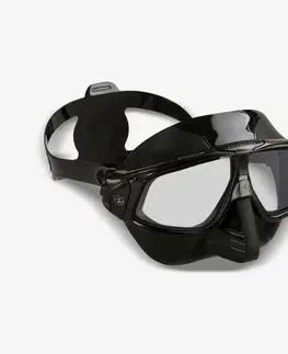 šnorchl Maska na nádychové potápanie unisex Aqualung Sphera X čierna