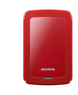 Pevné disky ADATA HDD HV300, 1 TB, USB 3.2 (AHV300-1TU31-CRD) externý pevný disk, červená