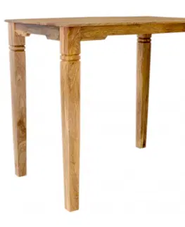 Jedálenské stoly Barový stôl Guru 80x110x80 z mangového dreva