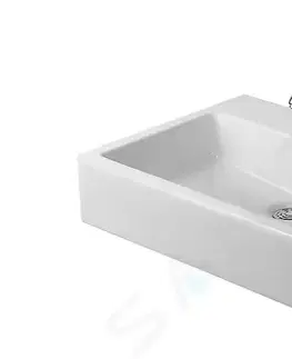 Kúpeľňa DURAVIT - Vero Umývadlo, 600x470 mm, s prepadom, s otvorom na batériu, biela 0454600027