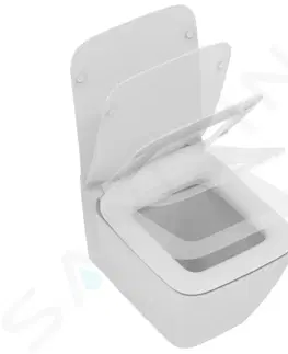 Záchody IDEAL STANDARD - Strada II Závesné WC s doskou, SoftClose, Aquablade, biela T359601
