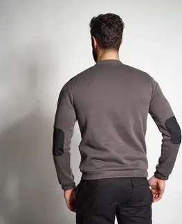 mikiny Poľovnícky sveter 500 sivý