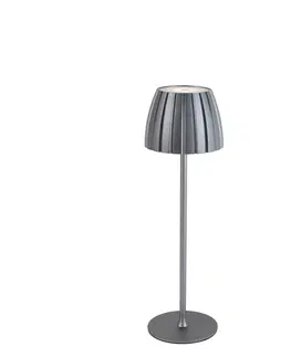 Stolove lampy Moderná stolová lampa šedá 3-stupňová stmievateľná nabíjateľná - Dolce