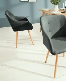 Stoličky - moderné LuxD 18212 Stolička Norway šedá