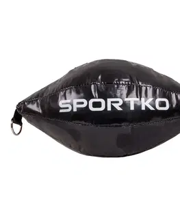 Boxovacie vrecia a hrušky Boxovacie vrece SportKO GP2 22x40cm / 4,5kg čierna