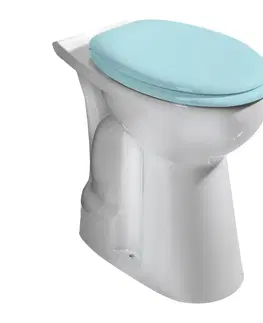 Kúpeľňa SAPHO - HANDICAP misa WC, spodný odpad, 36,5x67,2cm, biela BD305