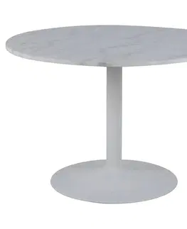 Jedálenské stoly Stôl Tania 110 Biely/Čierna