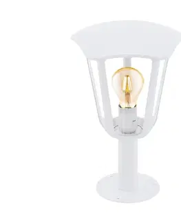 Záhradné lampy Eglo Eglo 98117 - Vonkajšia lampa MONREALE 1xE27/60W/230V IP44 výška 335 biela 