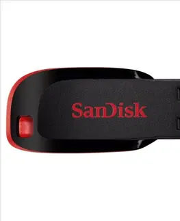 USB Flash disky SanDisk Cruzer Blade 128 GB USB, červený