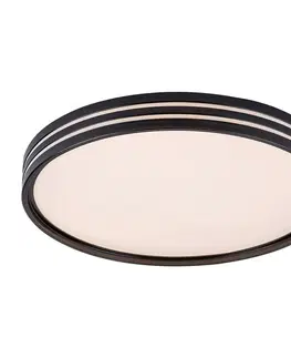 Svietidlá Rabalux 71118 stropné LED svietidlo Epora, 25 W, čierna