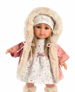Hračky bábiky LLORENS - 53541 ELENA - realistická bábika s mäkkým látkovým telom - 35 cm