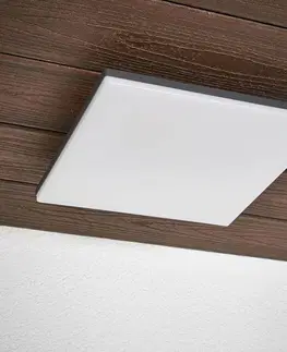 Vonkajšie stropné svietidlá Lucande Snímačom ovládané vonkajšie stropné svetlo Henni