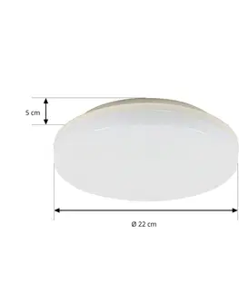 Stropné svietidlá PRIOS Prios Artin stropné LED svetlo, okrúhle, 22 cm