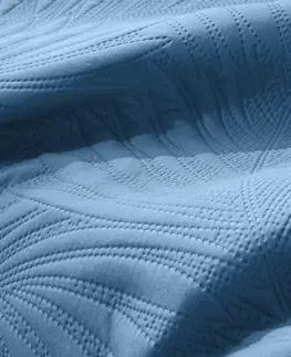 Prehozy Prešívaná prikrývka na posteľ s optickým efektom "listov"