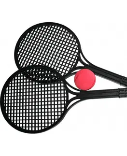 Hračky - Lopty a loptové hry LORI TOYS - Soft tenis čierny 1 loptička