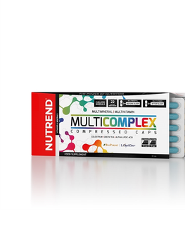Vitamíny a minerály Vitamíny a minerály Nutrend Multicomplex Compressed Caps 60 kapsúl