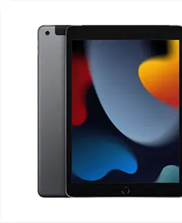 Tablety Apple iPad 10.2" (2021) Wi-Fi + Cellular 64GB, kozmická sivá