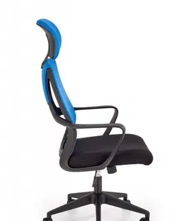 Kancelárske stoličky Kancelárska stolička VALDEZ Halmar Modrá