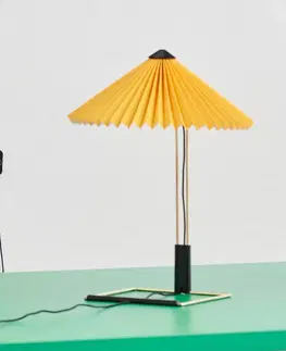 Lampy na nočný stolík HAY HAY Matin 300 LED skladaná stolová lampa, žltá