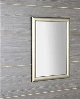 Kúpeľňa SAPHO - VALERIA zrkadlo v drevenom ráme 580x780, platina NL393