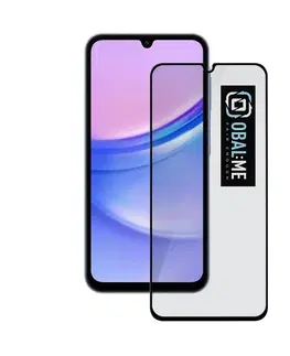 Ochranné fólie pre mobilné telefóny OBAL:ME 5D Ochranné tvrdené sklo pre Samsung Galaxy A15 5G, čierna 57983118931