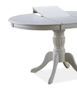 Jedálenské stoly Jedálenský stôl OLINA Bianco