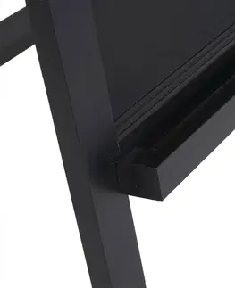 Dizajnový nábytok Stojanová tabuľa Čierna