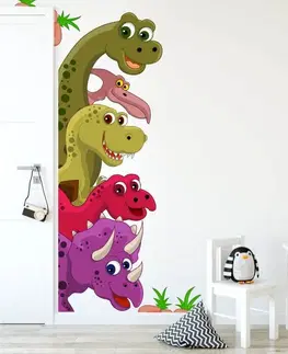 Nálepky na stenu Dinosaury - Nálepka okolo dverí