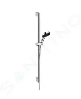 Kúpeľňa HANSGROHE - Pulsify Select Set sprchovej hlavice, 3 prúdy, tyče 959 mm a hadice, chróm 24170000