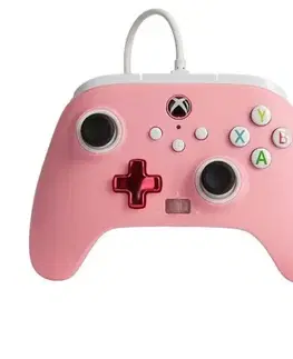 Gamepady Káblový ovládač PowerA Enhanced pre Xbox Series, Pink Inline 1518815-01
