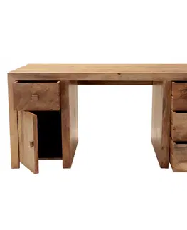 Písacie a pracovné stoly Písací stôl Hina 160x76x80 z mangového dreva