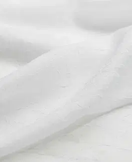 Závesy Homede Záclona Kresz Tape, biela, 140 x 140 cm