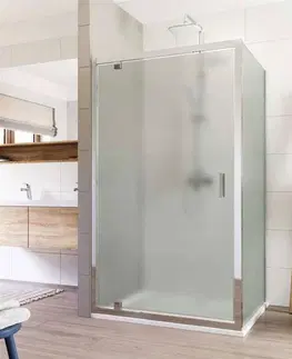 Sprchovacie kúty MEREO - Sprchový kút, Lima, obdĺžnik, 100x80 cm, chróm ALU, sklo Point CK87952K