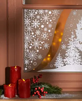 Drobné dekorácie a doplnky Obrázok na okno "Zimný les"