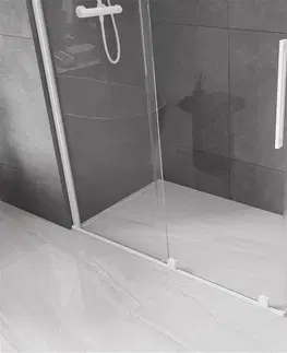 Sprchovacie kúty MEXEN/S - Velár sprchovací kút 160 x 85, transparent, biela 871-160-085-01-20