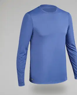 surf Pánske tričko na surfovanie s ochranou proti UV s dlhým rukávom modré