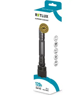 Svetlá a baterky Retlux RPL 113 Ručné LED svietidlo na C batérie, dosvit 100 m