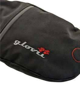 Zimné rukavice Vyhrievané palčiaky 2v1 Glovii GS21 čierna - XL