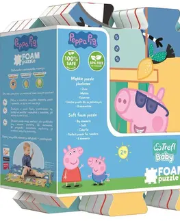 Hračky puzzle TREFL - Penové puzzle  Peppa Pig leto